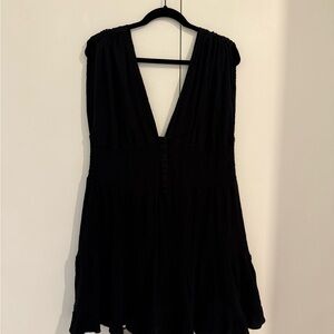 ASOS Curve Elegant Black Mini Dress